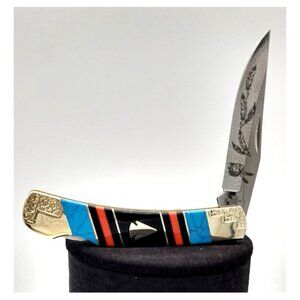 Frost Cutlery Silverhorse Stoneworks Knife (FSHS536AH5) with Sheath